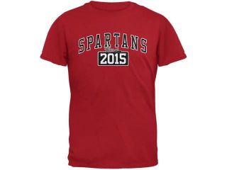 Graduation   Spartans Class of 2015 Red Adult T Shirt
