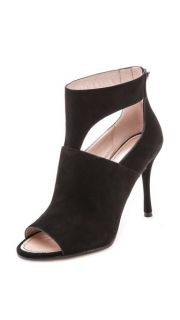 DKNY Lucia Peep Toe Ankle Booties