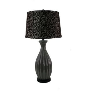 Nautical 27 H Table Lamp with Empire Shade by JB Hirsch