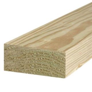 3 in. x 6 in. x 16 ft. #1 Appearance Grade Pressure Treated Timber 81963