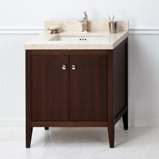 Sophie 30 Bathroom Vanity Cabinet Base in American Walnut