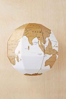 DIY Scratch Off Globe