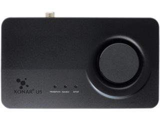 ASUS Xonar U5 5.1 Channels 24 bit 192KHz USB Interface Compact Sound Card