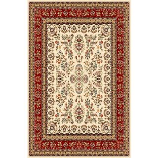 Safavieh Lyndhurst Ivory and Red Rectangular Indoor Machine Made Area Rug (Common: 8 x 10; Actual: 96 in W x 132 in L x 0.58 ft Dia)
