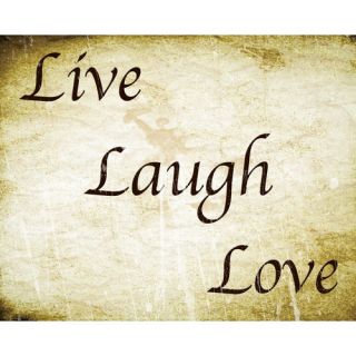 Live Laugh Love Removable Wall Decal by Secretly Designed