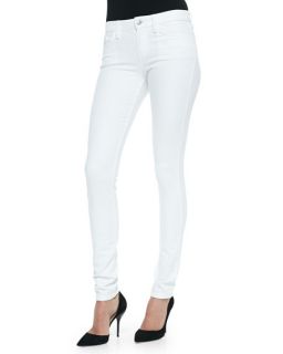 Joes Jeans Annie Play Dirty Stay Spotless Mid Rise Skinny Jeans, Optic White
