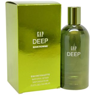 Gap Deep Mens 3.4 ounce Eau De Toilette Spray   14319917