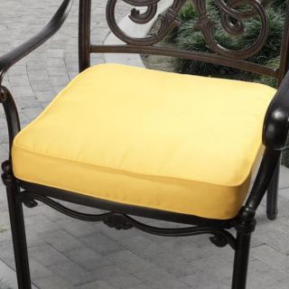 Clara 20 inch Indoor/ Outdoor Sunflower Yellow Cushion made with