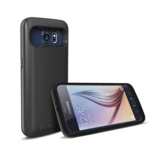 Mota Samsung S6 Extended Battery Case   Black, 3500 Mah   Smartphone   Black (mt sg6b)