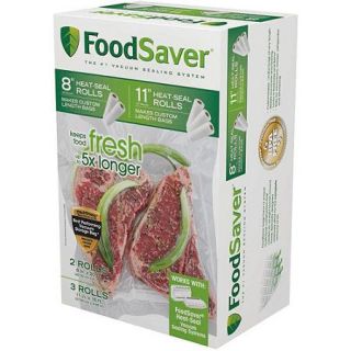 FoodSaver Heat Seal Rolls, 5 Pack