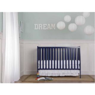 Dream On Me Synergy 5 in 1 Convertible Crib, Royal Blue