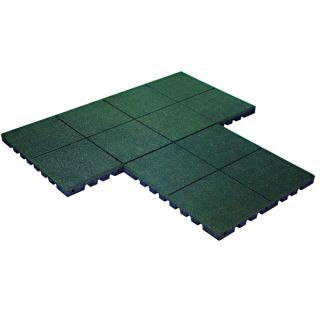 PlayFall Playground Green Safety Surfacing (20 sq. ft)   14959564