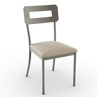 Amisco Cora Side Chair (Set of 2); Titanium