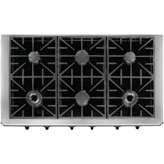 Dacor Discovery 6 Burner Gas Cooktop (Stainless Steel) (Common: 48 in; Actual: 47.875 in)