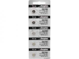Energizer 392 / 384 Silver Oxide Battery: Card of 5