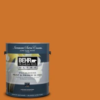 BEHR Premium Plus Ultra 1 gal. #S H 270 October Satin Enamel Interior Paint 775301