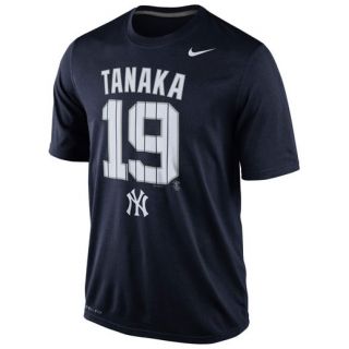 Nike Masahiro Tanaka New York Yankees Navy Legend Name & Number Performance T Shirt