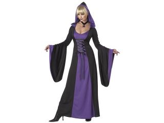 Deluxe Purple Hooded Robe   Halloween Costumes