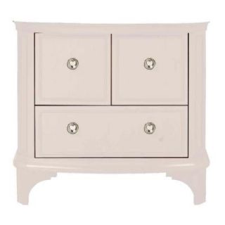 Porcher Savina 24 5/8 in. Vanity Cabinet Only in White Wood DISCONTINUED 85910 00.620