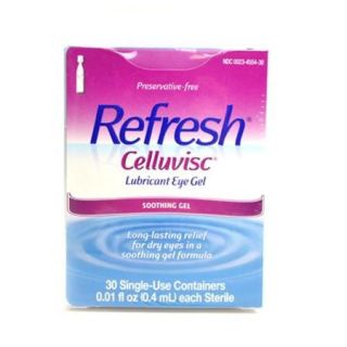 REFRESH CELLUVISC Lubricant Eye Gel Single Use Containers 30 ea (Pack of 6)