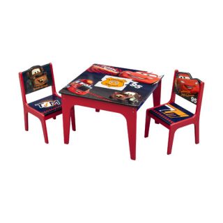 Delta Children Cars Kids 3 Piece Table and Chair Set