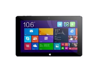 Cube i10 Dual OS Win8.1+Android4.4 Tablet PC 2GB/32GB Intel Z3735F Quad Core 1.8GHz 10.6 Inch 1366*768   Black