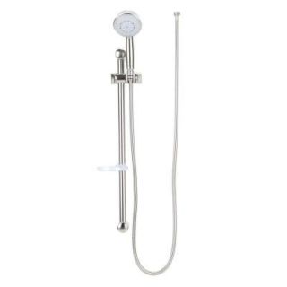 GROHE Relax Rustic 24 in. 5 Spray Shower Bar with Hand Shower in Brushed Nickel 27142EN0