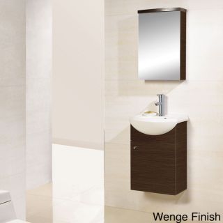 DreamLine Wall mounted Modern Bathroom Vanity with Medicine Cabinet