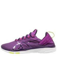 ASICS GEL FIT SANA 2   Sports shoes   grape/dark berry/flash yellow