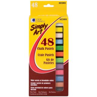 Simply Art Chalk Pastels 48/PkgAssorted Colors   17633159  