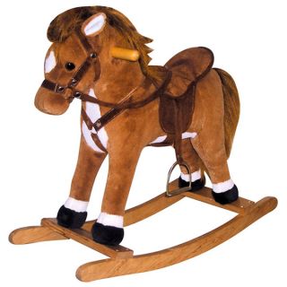 Coffee Horse Rocker with Sound   Shopping
