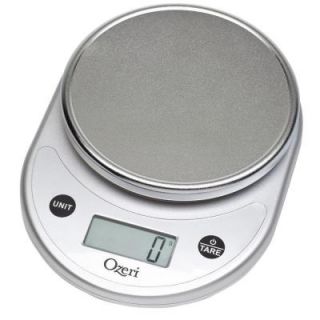 Ozeri Pronto Digital Multifunction Kitchen and Food Scale in Elegant Silver ZK14 B
