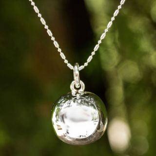 Sterling Silver On the Ball Necklace (Thailand)   Shopping