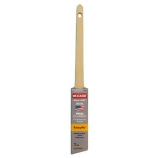 Wooster Polyester Nylon Blend Thin Angle Sash Paint Brush (Common: 1 in; Actual: 1.06 in)