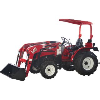 NorTrac 25XT 25 HP 4WD Tractor with Front End Loader — with R4 Tires
