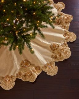 Kim Seybert Trevi Christmas Tree Skirt