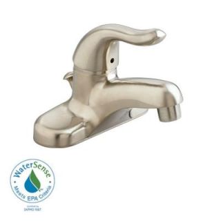 American Standard Cadet 4 in. 1 Handle Low Arc Bathroom Faucet in Satin Nickel DISCONTINUED 8115SF