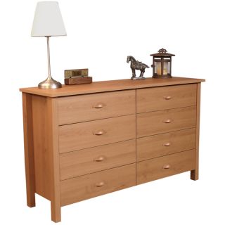 Venture Horizon Oak Finish Nouvelle 6 drawer Chest