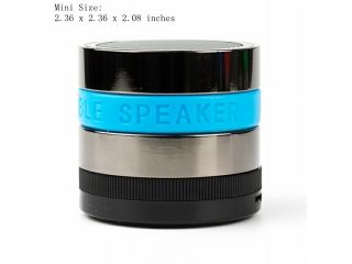Super Bass Stereo Sound Mini Portable Bluetooth Speaker Camera Lens Design For iphone Samsung iPod Tablet ,Support TF Card(Blue)