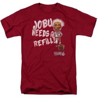 Major League Jobu Needs A Refill Mens Short Sleeve Shirt CARDINAL 3X