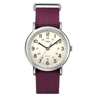 Timex Weekender™ Full Size Slip Thru 20mm Canvas Strap Watch