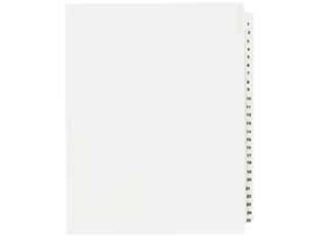 Avery 82314 Side Tab Collated Legal Index Divider