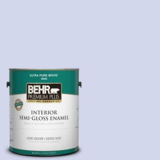 BEHR Premium Plus 1 gal. #620A 2 Cheerful Whisper Zero VOC Semi Gloss Enamel Interior Paint 305001