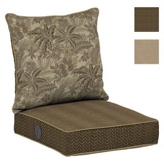 Bombay® Outdoors Palmetto Mocha Reversible Deep Seat Cushion Set with