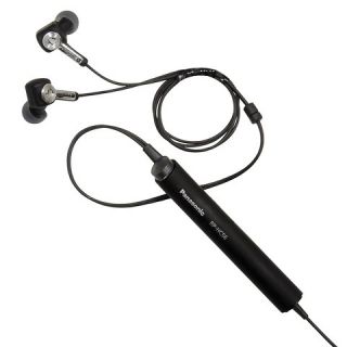 Panasonic Noise Canceling Travel In Ear Earbud   Black (RP HC56 K