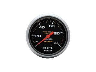 Auto Meter Pro Comp Liquid Filled Mechanical Fuel Pressure Gauge