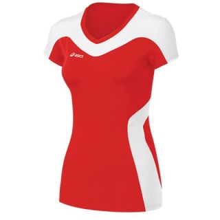 ASICS Team Rocket Jersey   Womens   Volleyball   Clothing   Red/White