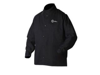 MILLER ELECTRIC 244756 Welding Jacket, Navy, Cotton/Nylon, 4XL