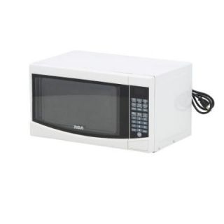 RCA 0.7 cu. ft. Countertop Microwave in White RMW733 WHITE