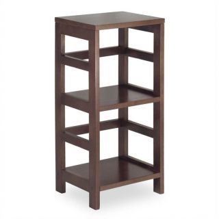 Winsome 2 Section Shelving Unit in Espersso Beechwood   92314